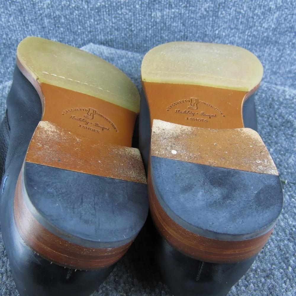 Sacchetto Construction J Shoes ‎ Men Derby Oxfords Black  Lace Up Size 12 Medium